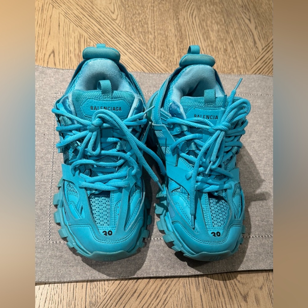 Balenciaga Track Turquoise size EU38/7.5 Super Rare - Picture 5 of 11